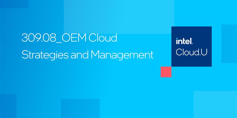 Chapter 1:OEM Cloud Strategies and Management