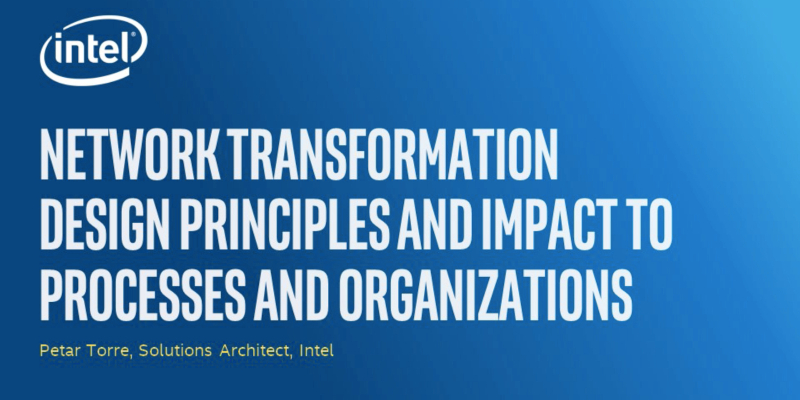 Chapter 1: Network Transformation Design Principles and Impact to Processes and Organizations
